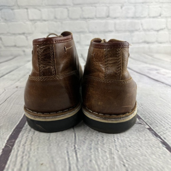 Steve Madden Harken 247 Ankle Chukka Boots Mens Size 11.5 Cognac Leather Lace Up main image 12